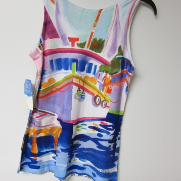 Ellen Negley Art and Sol Sequin Tank Top - Picture 2 of 3